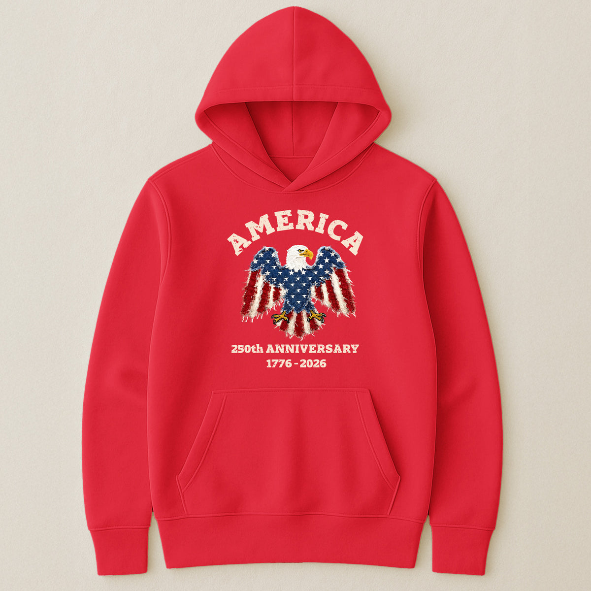 Patchwork Style USA Bald Eagles Print - Shirt