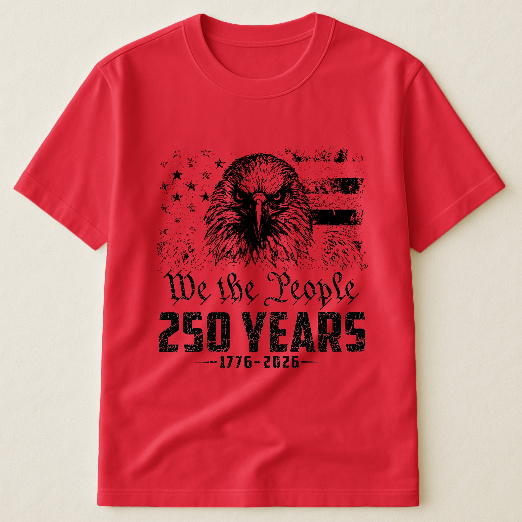 We The People Eagel Monochrome - Shirt