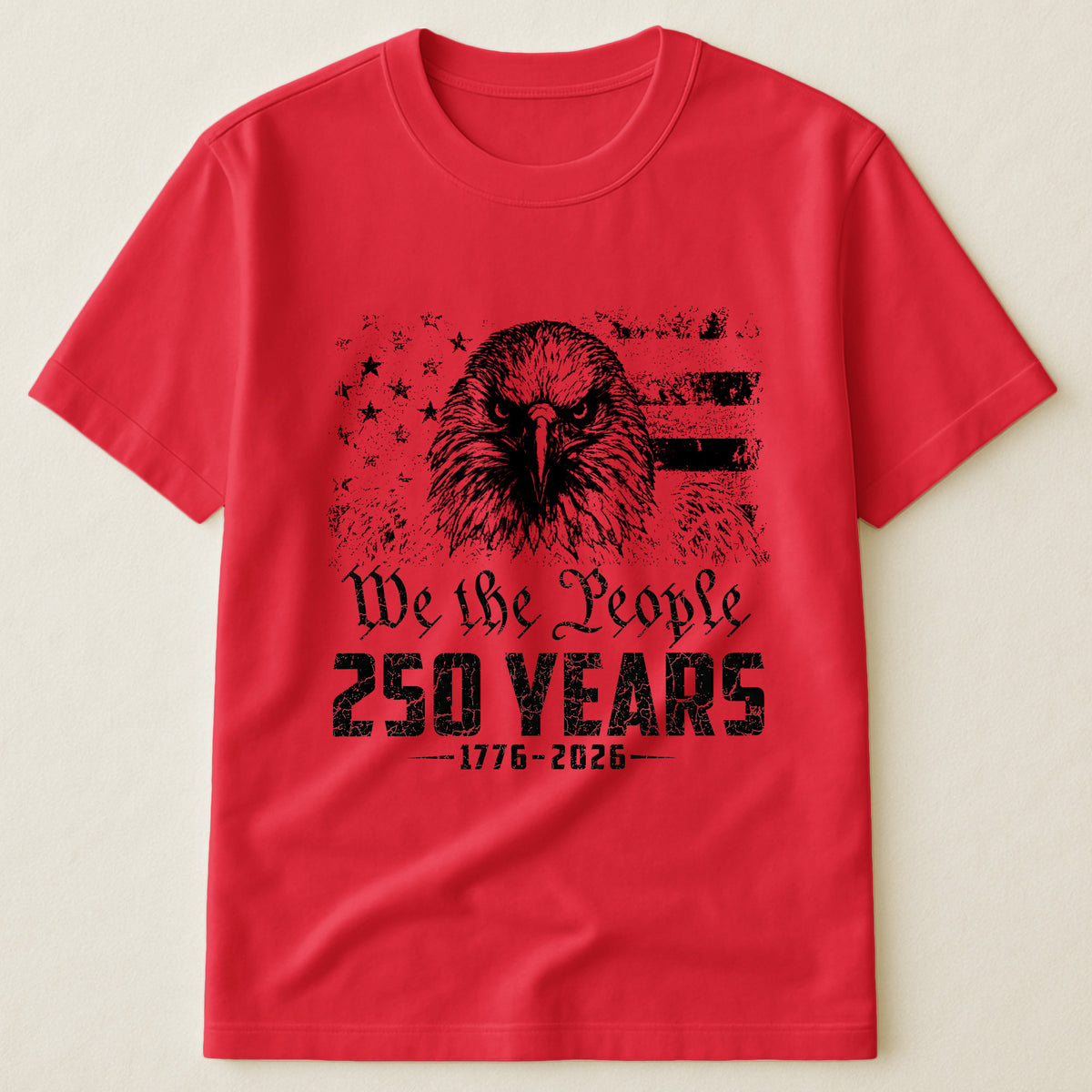 We The People Eagel Monochrome - Shirt