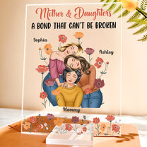 A Bond That Can't Be Broken - Personalized Acrylic Plaque