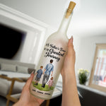 A Father's Love Is The Greatest Journey - Personalized Bottle Lamp