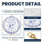 A Friend Is God's Way - Personalized Ceramic Ornament