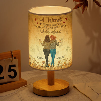 A Friend Is God's Way - Personalized Fabric Lamp