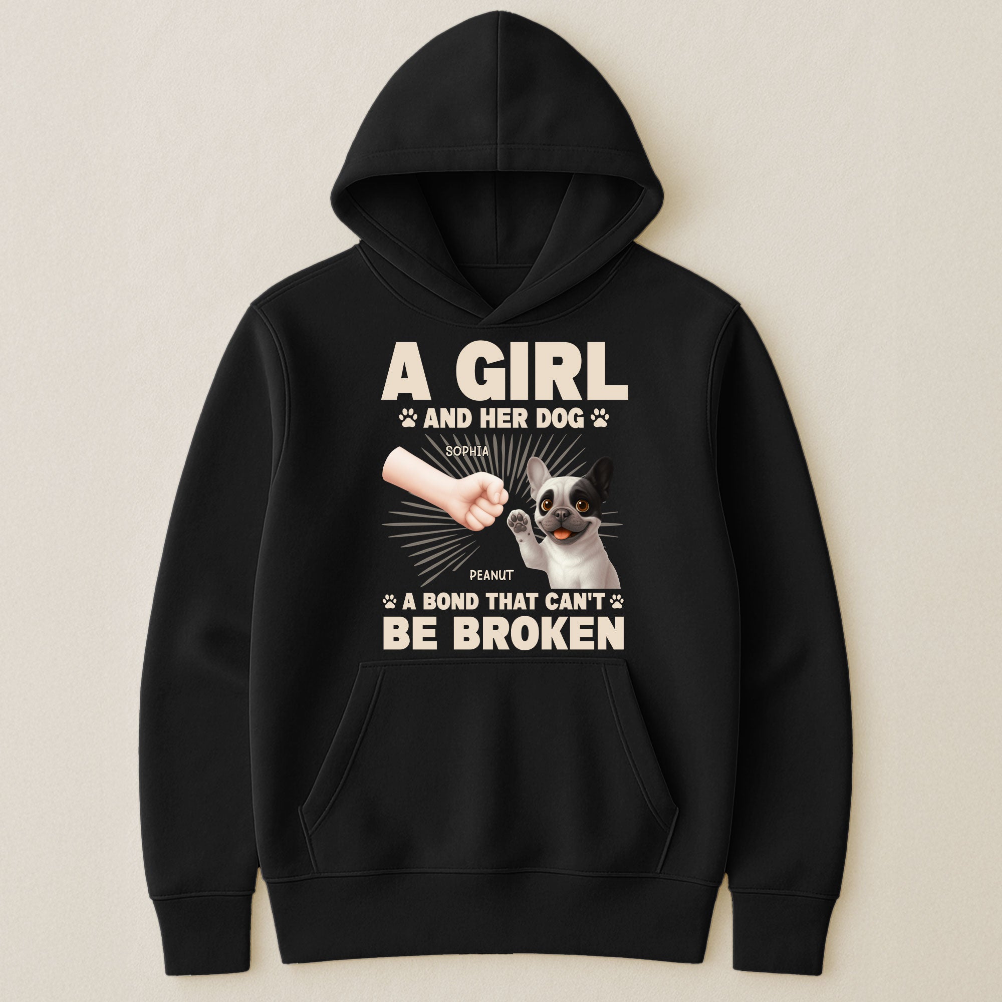 A Girl And Her Dog - A Bond That Can't Be Broken - Personalized Shirt