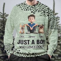 A Girl And Her Dogs Unbreakable Bond - Personalized 3D Printed Sweatshirt