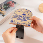 A Girl Who Loves Books Toile De Jouy - Custom Wood Book Ends