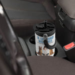 A Girl & Her Dogs With Unbreakable Bond - Personalized 30oz Tumbler With Handle