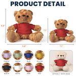 A Hug From Heaven - Teddy Bear With Personalized Photo Shirt