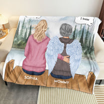 A Hug From Heaven, New Version - Personalized Blanket