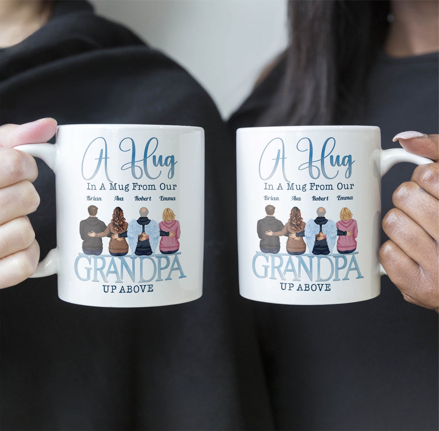 A Hug In A Mug - Personalized Mug