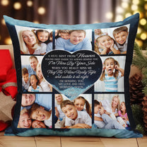 A Hug Sent From Heaven - Personalized Photo Pillow (Insert Included)