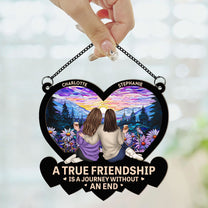 A Journey Without An End - Personalized Window Hanging Suncatcher Ornament