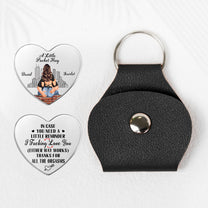 A Little Pocket Hug Couple Anniversary Valentine's Day Gift - Personalized Leather Pocket Hug