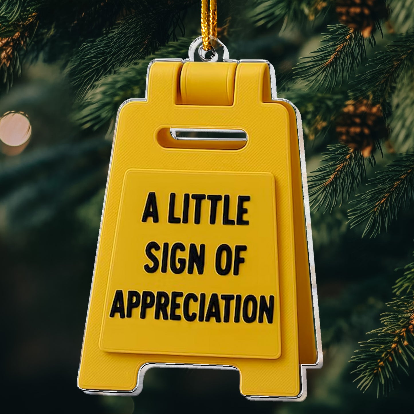 A Little Sign Of Appreciation - Acrylic Ornament