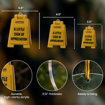 A Little Sign Of Appreciation - Acrylic Ornament