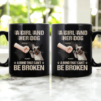 A Man And His Cat - A Bond That Can't Be Broken - Personalized Mug
