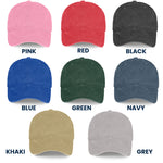 A Man And His Cat - Personalized Distressed Denim Cap