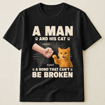 A Man And His Cat - Personalized Shirt
