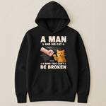 A Man And His Cat - Personalized Shirt