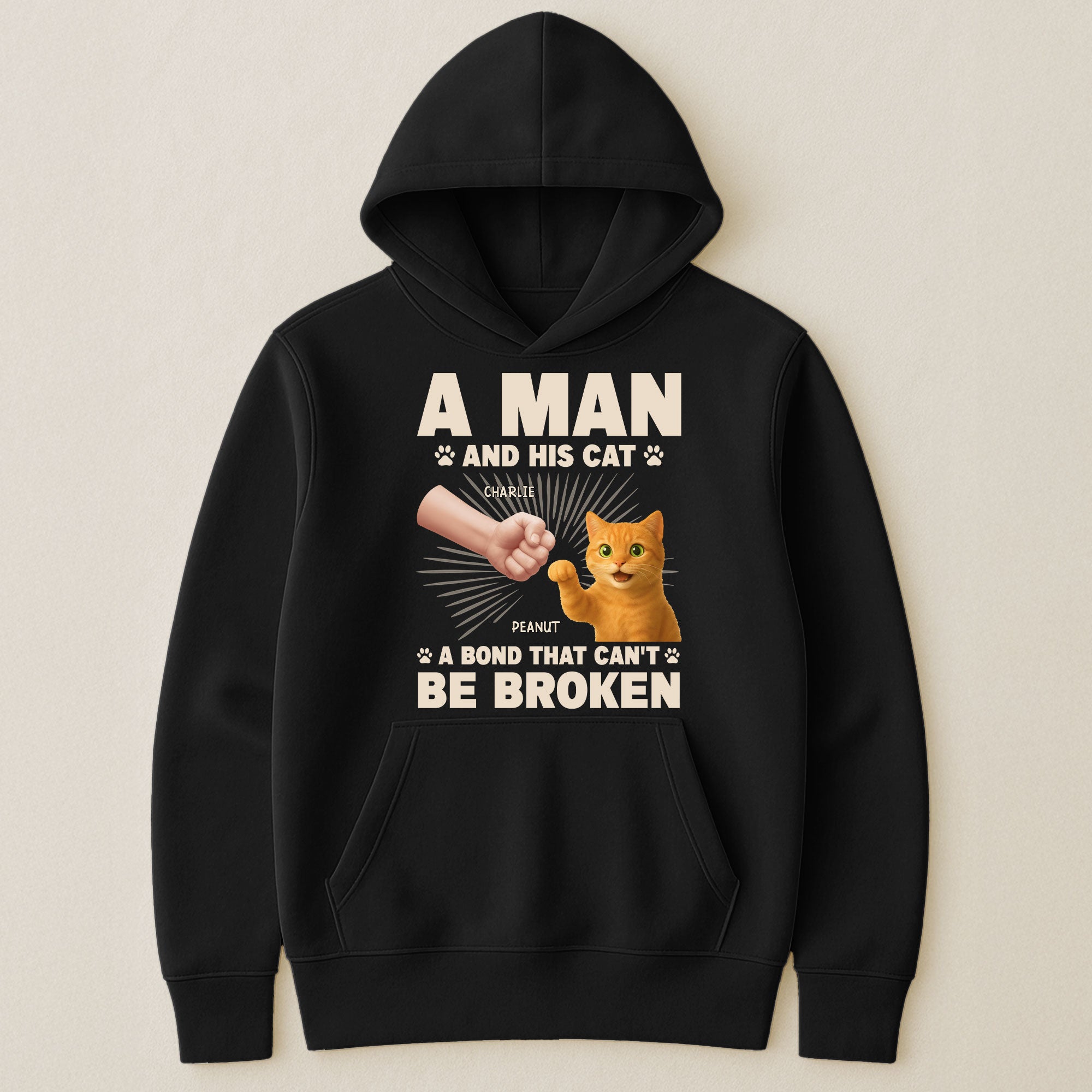 A Man And His Cat - Personalized Shirt