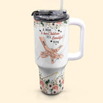 A Mom And Her Children It's A Beautiful Thing - Personalized 40oz Tumbler With Straw