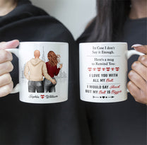 A Reminder Mug I Love You With All My Butt - Personalized Mug