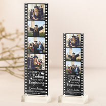 A Sweet Ending To A New Beginning - Custom Acrylic Photo Film Strip