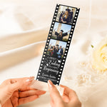 A Sweet Ending To A New Beginning - Custom Acrylic Photo Film Strip