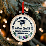 A Sweet Ending To A New Beginning Graduation Gift - Personalized Embroidered Ornament