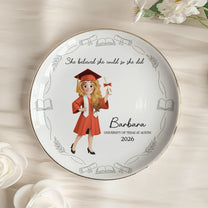 A Sweet Ending To A New Beginning New Version - Personalized Jewelry Dish