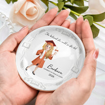 A Sweet Ending To A New Beginning New Version - Personalized Jewelry Dish
