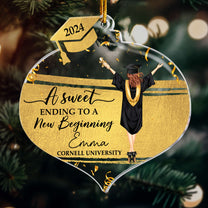 A Sweet Ending To A New Beginning - Personalized Acrylic Ornament