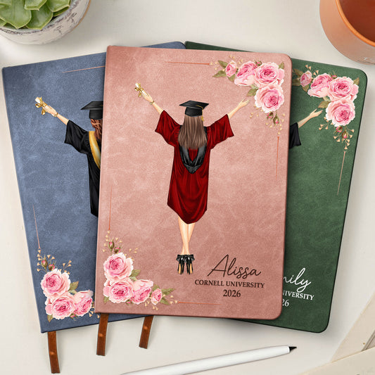 A Sweet Ending To A New Beginning - Personalized Leather Journal