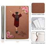 A Sweet Ending To A New Beginning - Personalized Leather Journal