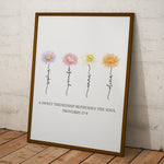 A Sweet Friendship Refreshes The Soul Friendship Gift - Sister In Christ - Personalized Poster
