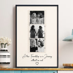 A True Friendship Is A Journey Gift For Friends - Personalized Photo Poster