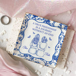 A True Friendship Is A Journey - Personalized Jewelry Dish
