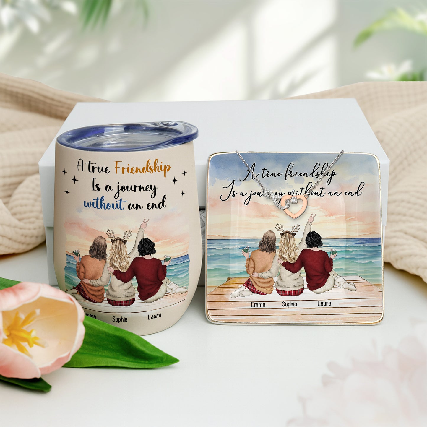 A True Friendship Is A Journey Without An End - Gift Box Set