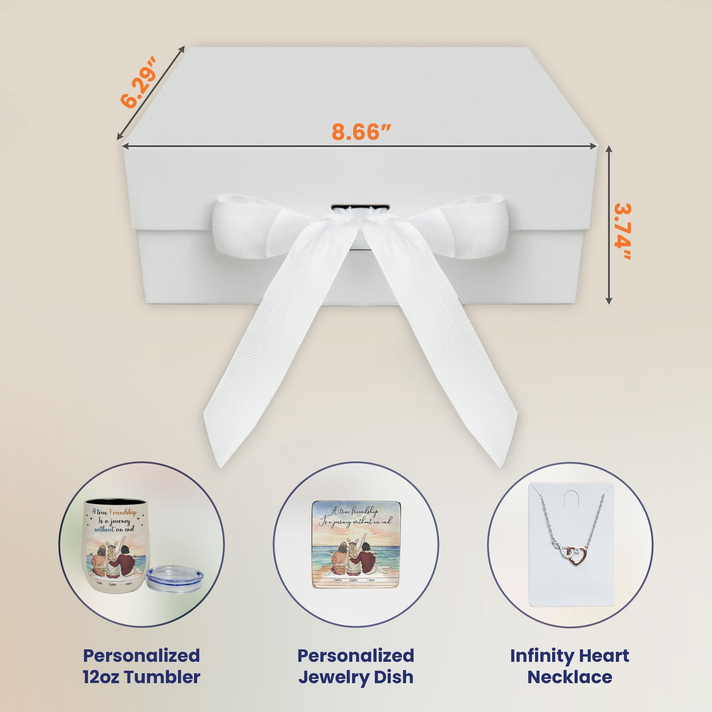 A True Friendship Is A Journey Without An End - Gift Box Set