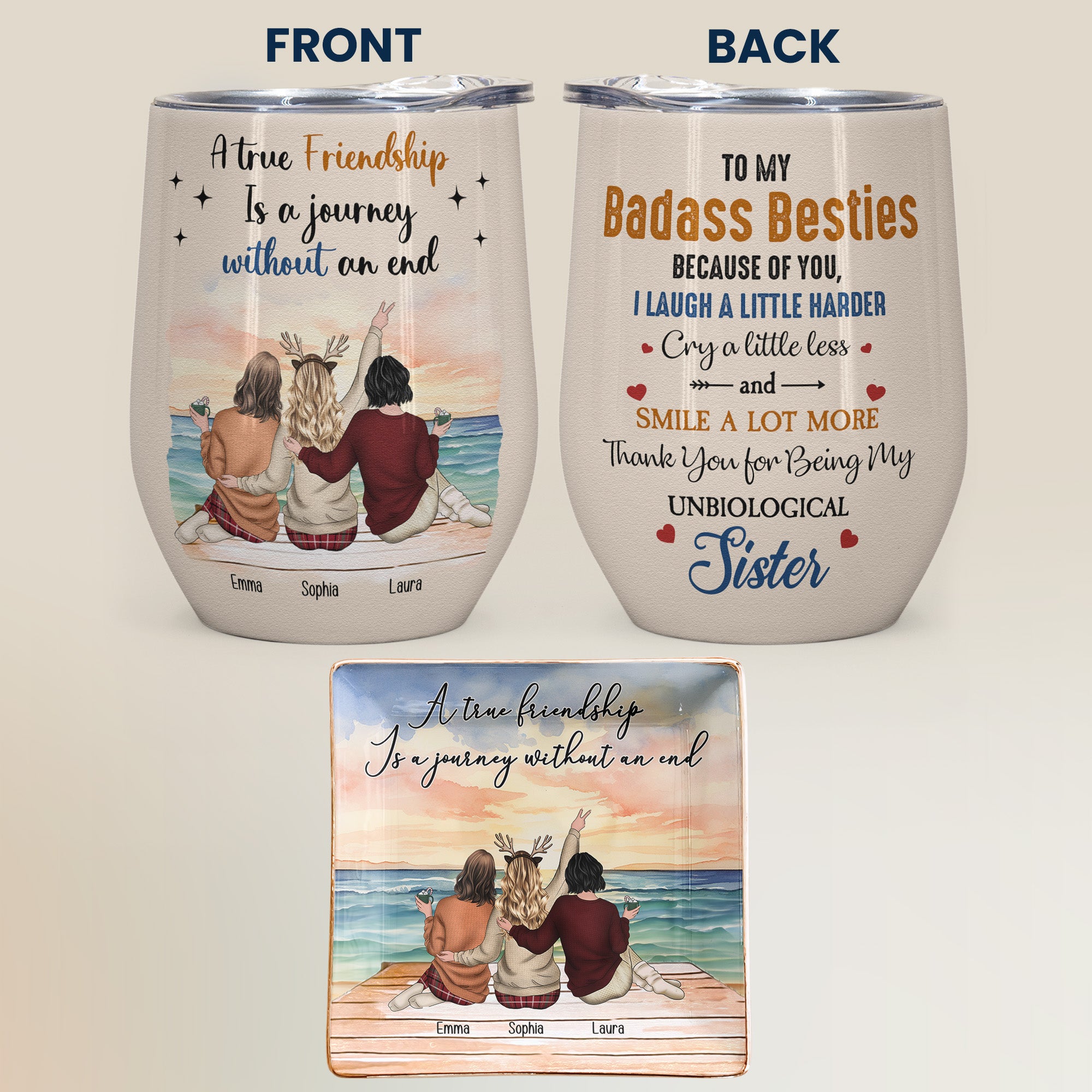 A True Friendship Is A Journey Without An End - Gift Box Set