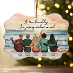 A True Friendship Is A Journey Without An End - Personalized Acrylic Ornament - Gift For Friend