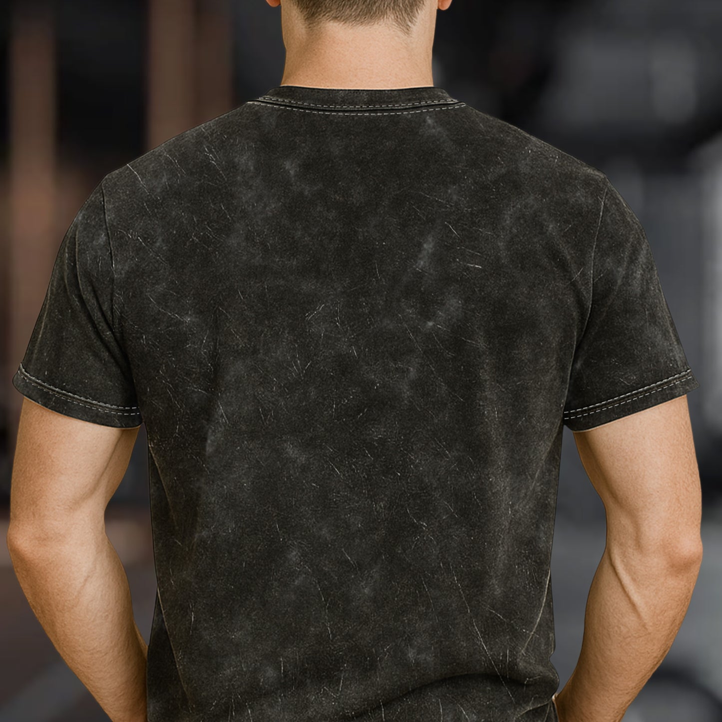 A Warrior Of Christ With Name Letter In Bible - Personalized Acid Wash T‑Shirt