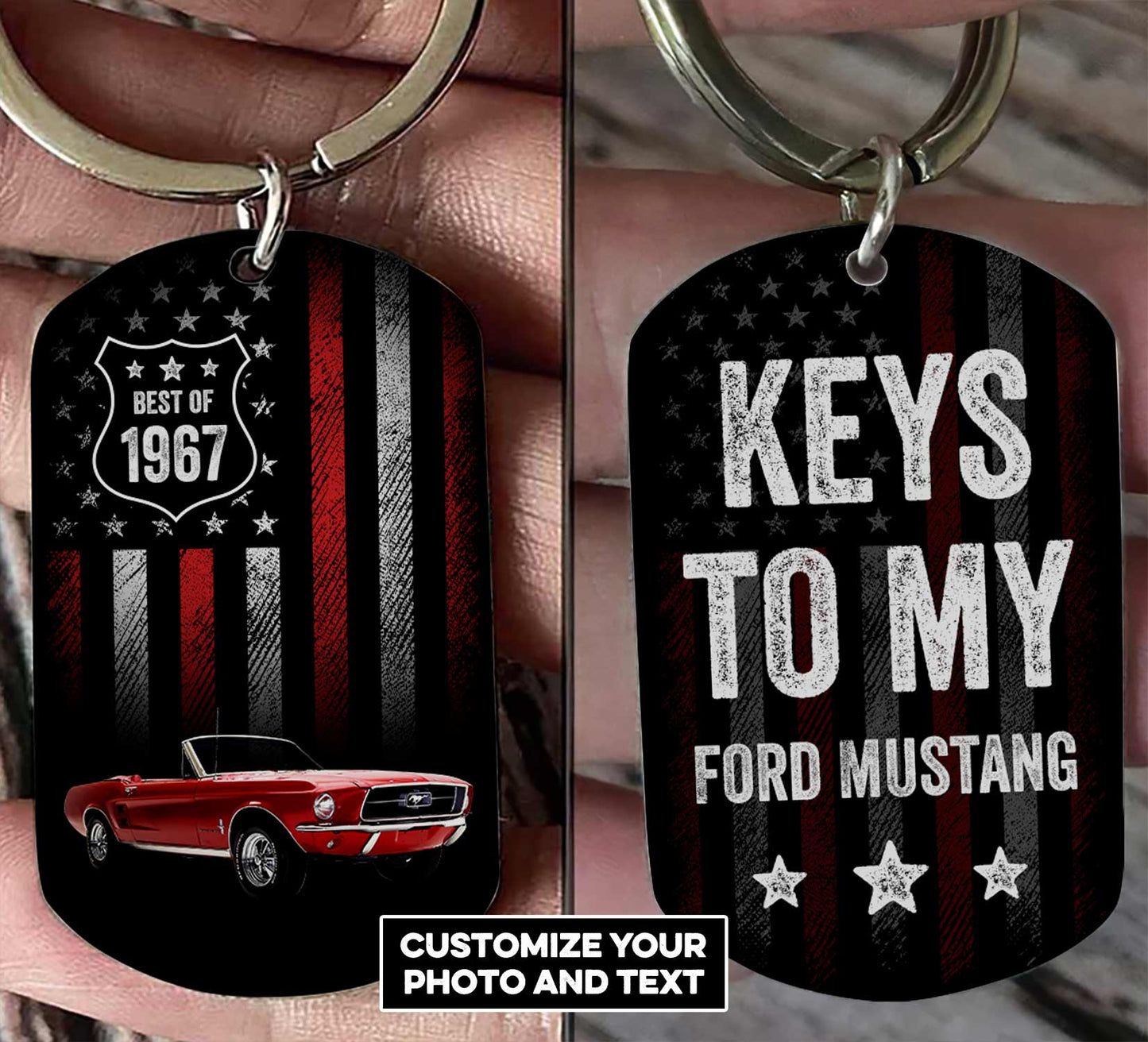 Keys To My Car - Personalized Photo Keychain