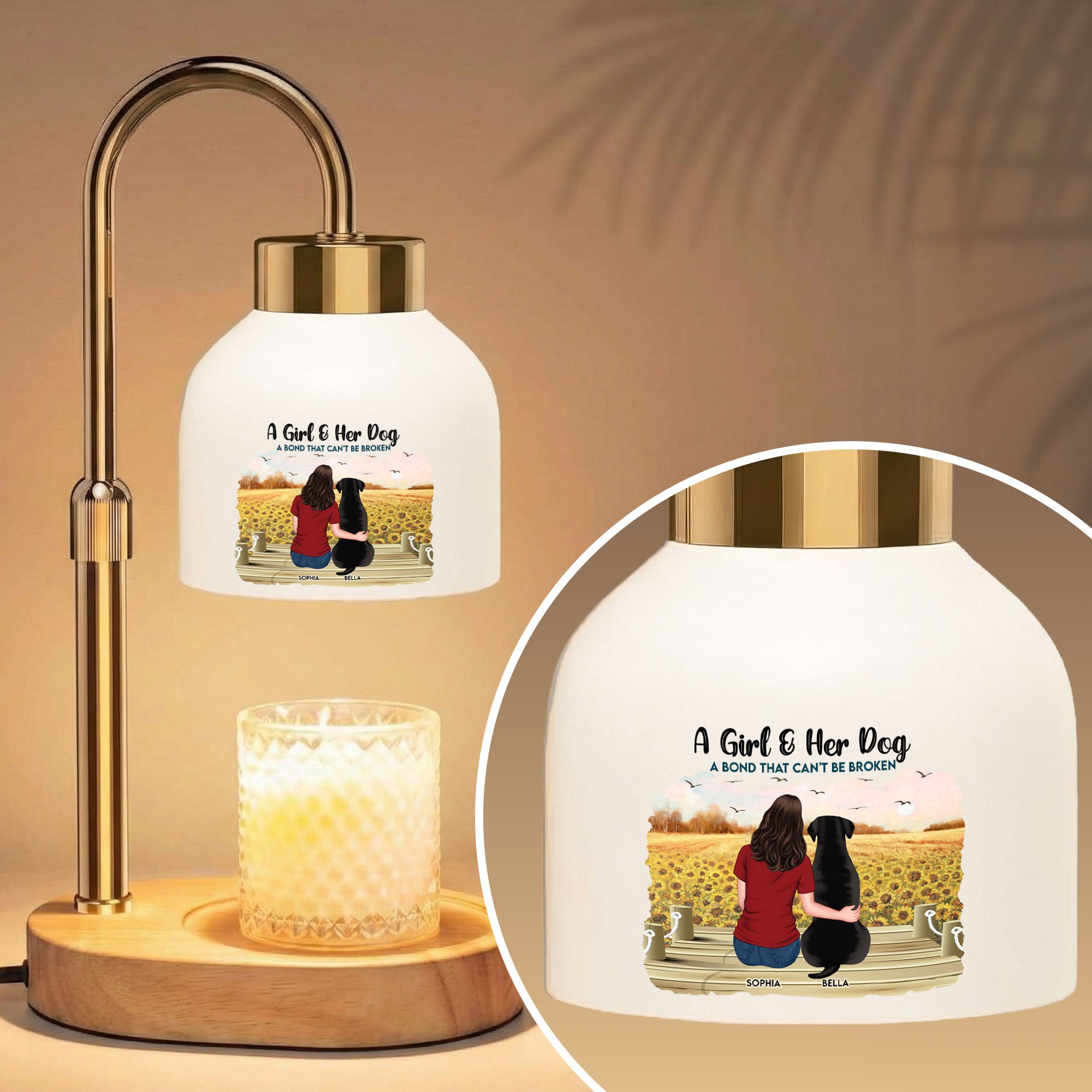 A-Girl-&-Her-Dog-A-Bond-That-Can'T-Be-Broken-Personalized-Candle-Warmer-1