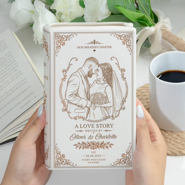 A-Love-Story-Written-By-Custom-Couple-Names-&-Photo-Sketch-Art-Personalized-Vase-5