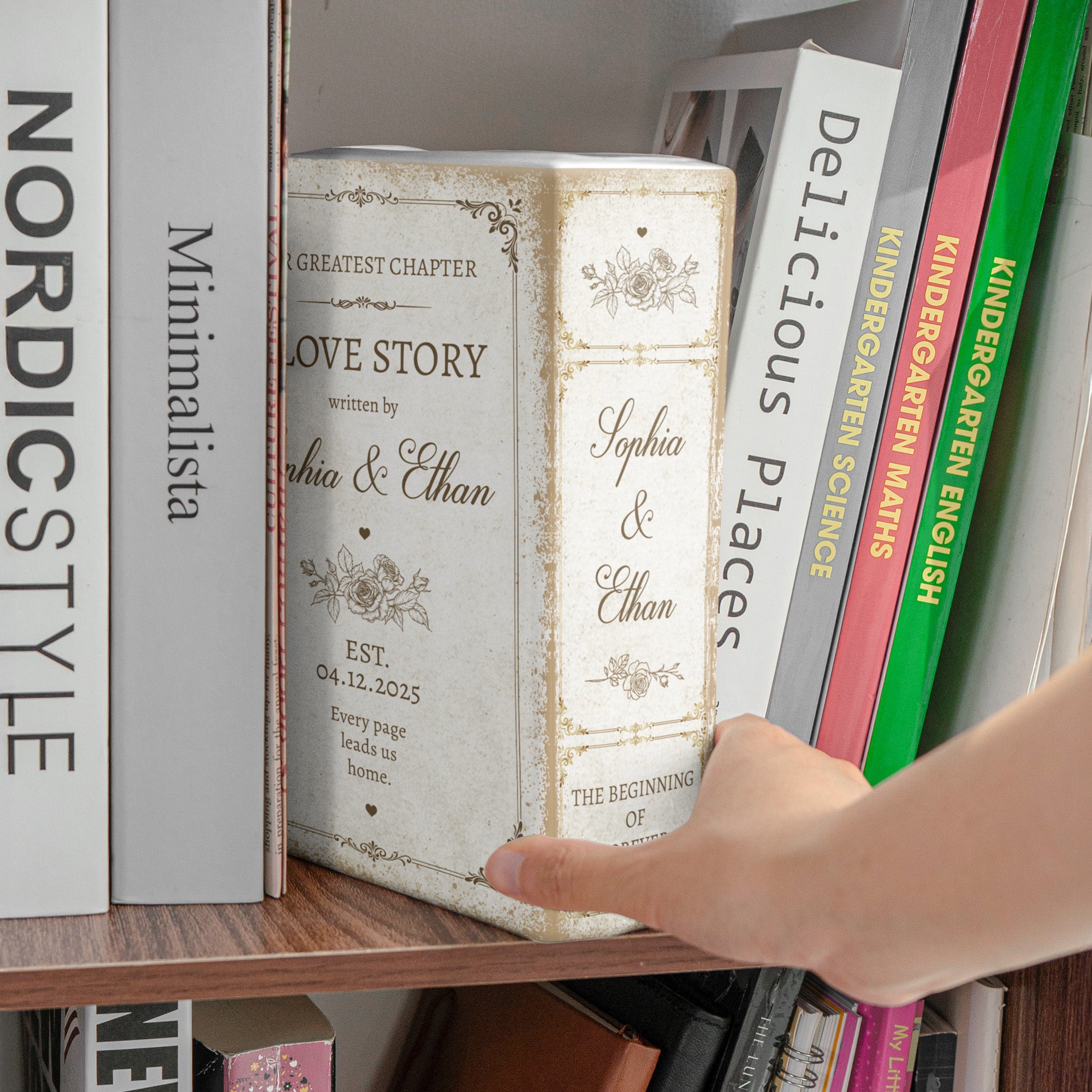 A-Love-Story-Written-By-Gifts-For-Newlywed-Couples-Ceramic-Book-Personalized-Vase-6