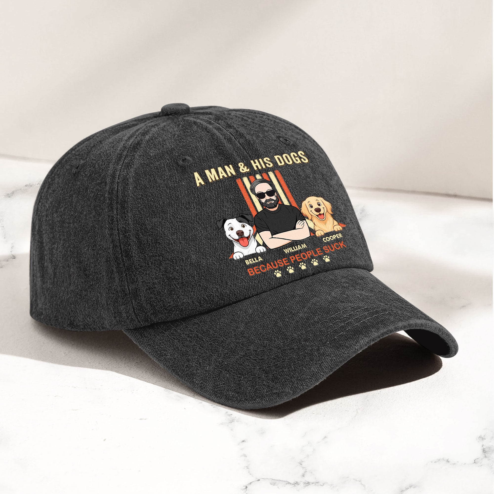 A-Man-And-His-Dog-Because-People-Suck-Personalized-Cap-2