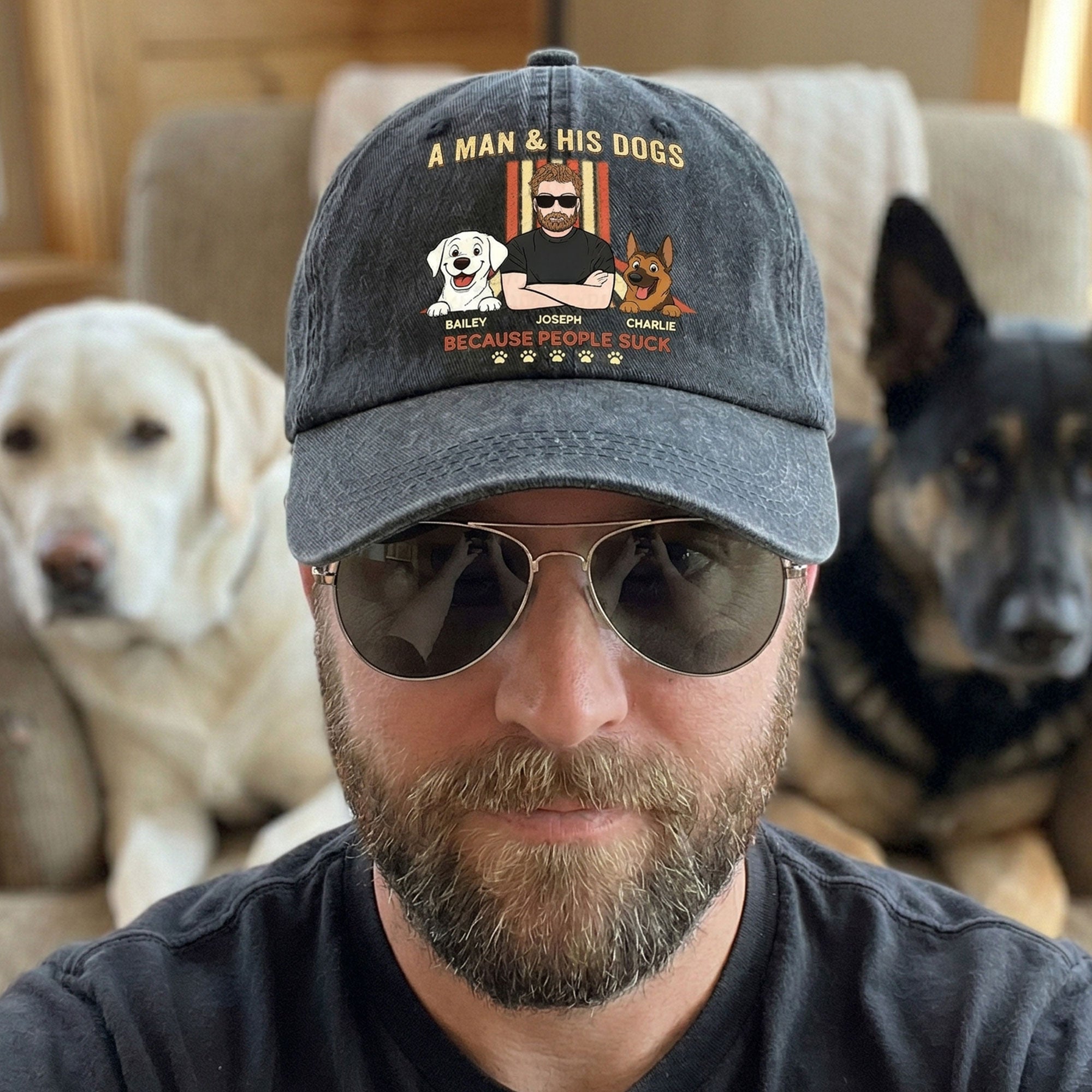 A-Man-And-His-Dog-Because-People-Suck-Personalized-Cap-3
