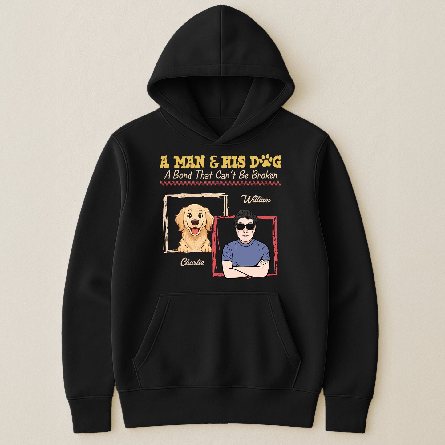 A-Man-&-His-Dogs-A-Bond-That-Can'T-Be-Broken-Personalized-Shirt-5