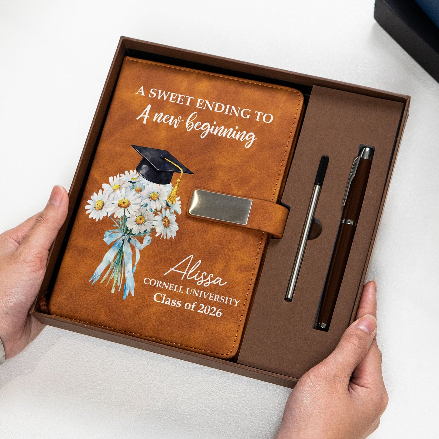 A_Sweet_Ending_To_A_New_Beginning_Custom_Birth_Flower_For_Her_Personalized_Notebook_Set_3